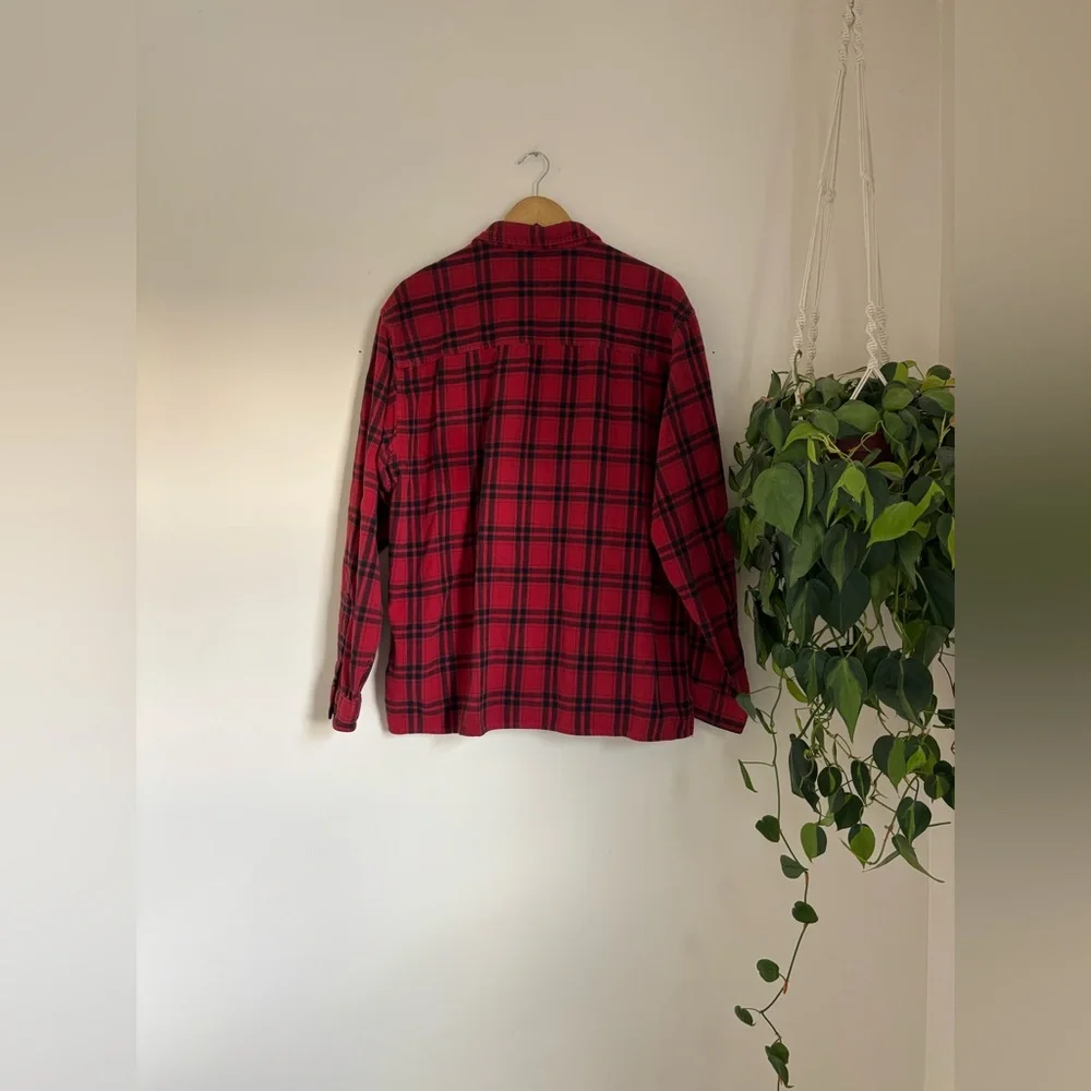 The Northface Cotton Flannel in Red